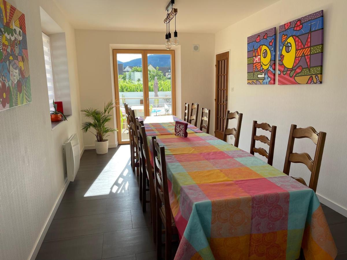 Alsacebnb - Gite 12 Personnes Dans Le Vignoble - Piscine Privee & Spa Ammerschwihr Εξωτερικό φωτογραφία