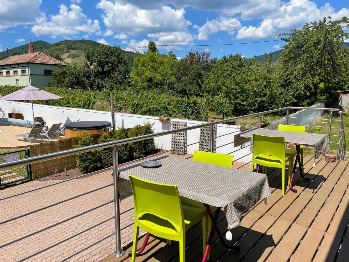 Alsacebnb - Gite 12 Personnes Dans Le Vignoble - Piscine Privee & Spa Ammerschwihr Εξωτερικό φωτογραφία